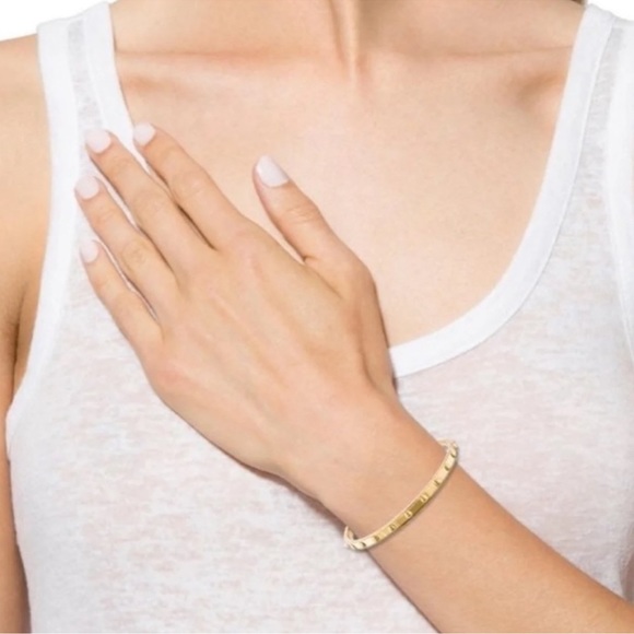 Kate Spade Gold Tone Stud Bangle - Picture 3 of 8